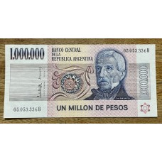 ARGENTINA COL. 673c BILLETE DE 1.000.000 DE PESOS